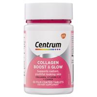 Centrum Collagen Boost & Glow 50 เม็ด