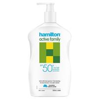 Hamilton Active Family SPF 50+ Sunscreen 500mL