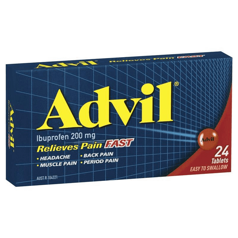 Advil Ibuprofen 200mg 24 Tablets