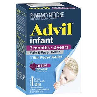 Advil Infant Pain & Fever Relief 3 mths - 2 yrs Grape Flavour 40ml - RPP ONLINE
