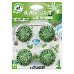 Air Fusion Bowl Cleaner & Freshener Pine 4 Pack