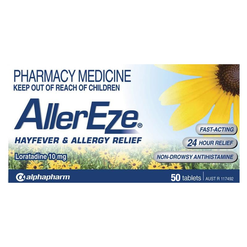 Allereze 10mg 50 Tablets