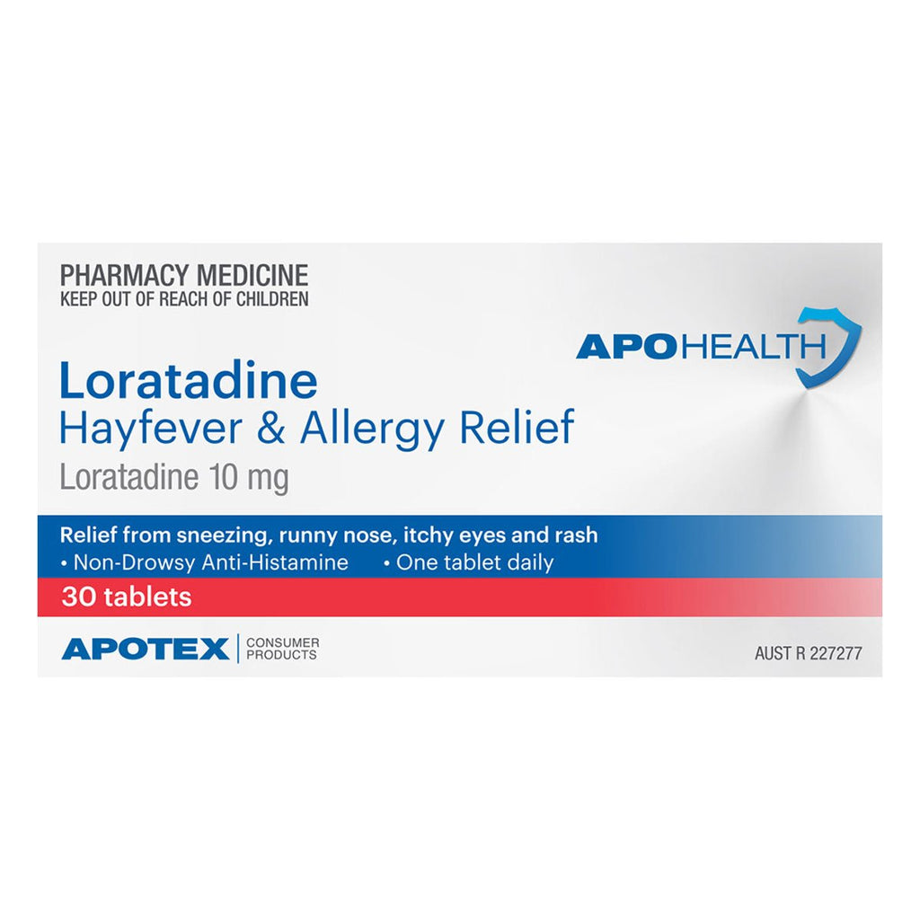 APOHEALTH Loratadine Hayfever & Allergy Relief 30 Tablets - RPP ONLINE