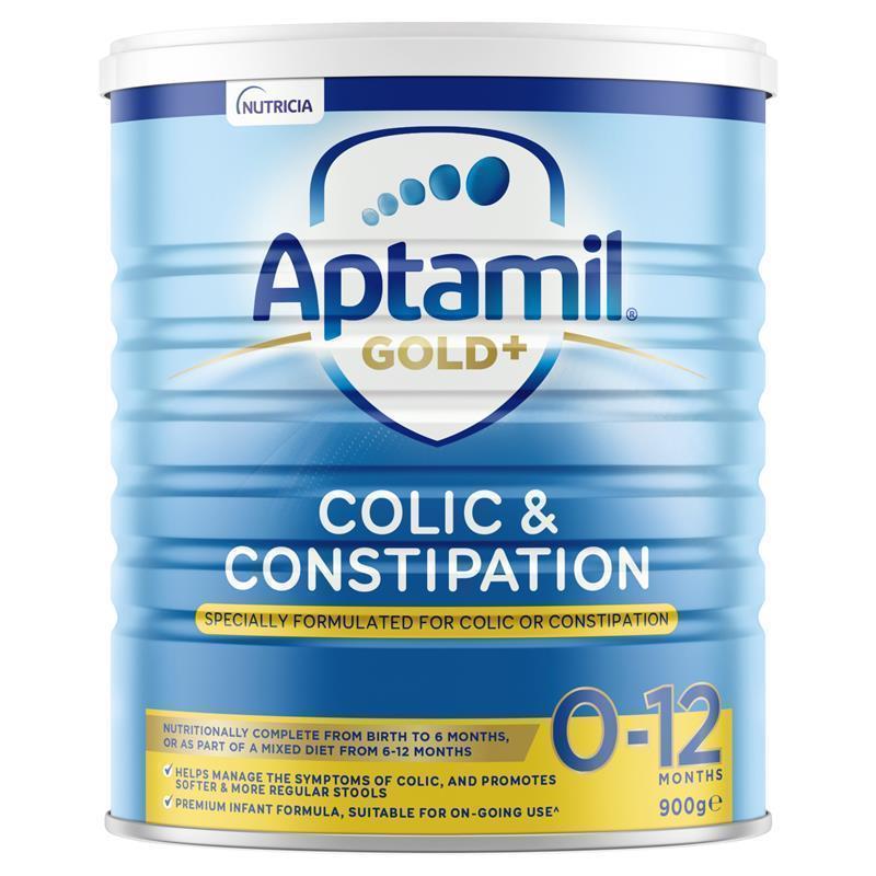 APTAMIL Gold+ Colic & อาการท้องผูก 0-12 เดือน 900G