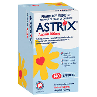 Astrix แอสไพริน 100 มก. 140 แคปซูล