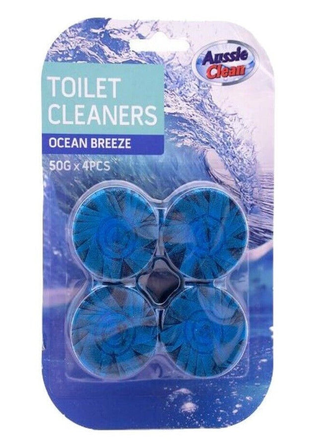 Aussie Clean Toilet Bowl Blue Cleaner 4pk - RPP ONLINE