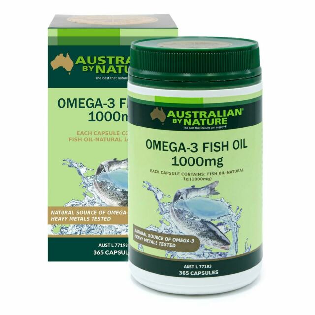 Australian by Nature Omega - 3 Fish Oil 1000mg 365 Capsules - RPP ONLINE