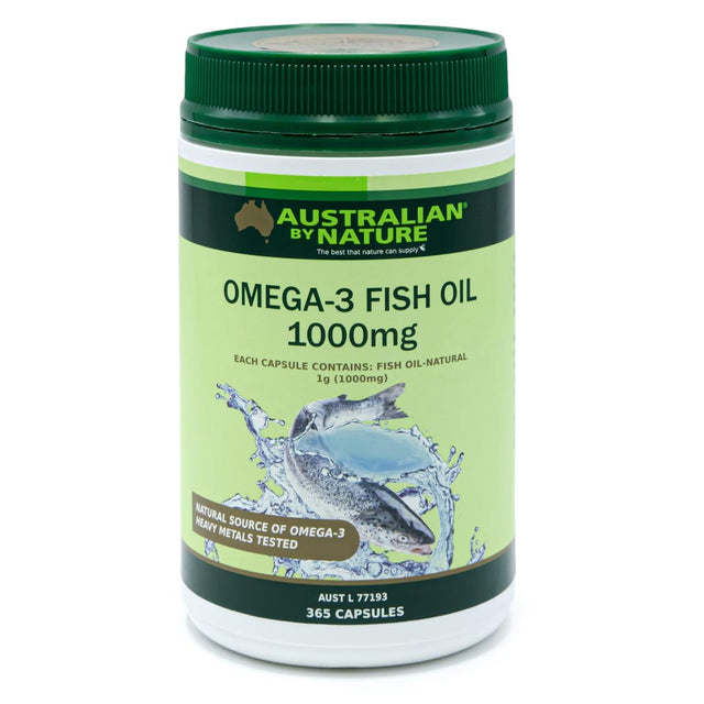 Australian by Nature Omega - 3 Fish Oil 1000mg 365 Capsules - RPP ONLINE