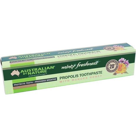 Australian By Nature Propolis Toothpaste With Manuka Honey 20+ (MGO 800) 100g - RPP ONLINE