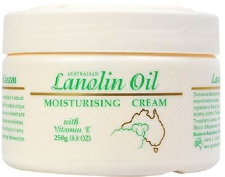 Australian Creams Lanolin Oil Moisturising Cream with Vitamin E 250g - RPP ONLINE