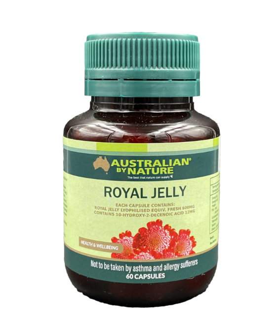 Australian by Nature Royal Jelly 1000mg 60 Capsules