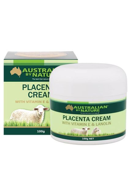 ออสเตรเลียโดย Nature Placenta Cream พร้อมวิตามิน E & Lanolin 100G