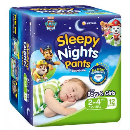 BabyLove Sleepy Nights Pants For Boys and Girls, 12 - 18kg 2 - 4yrs 12pk - RPP ONLINE