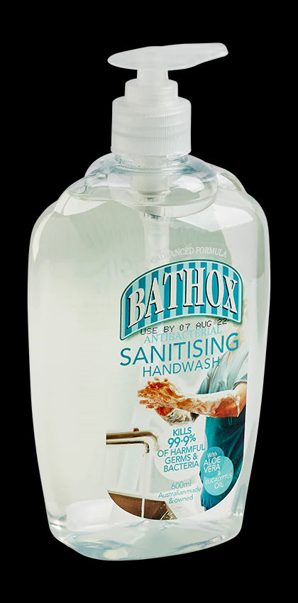 Bathox Sanitising Hand Wash Antibacterial Citrus Essential Oils 600ml