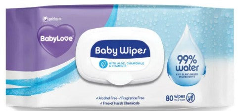 BabyLove Water Wipes 80 Pack