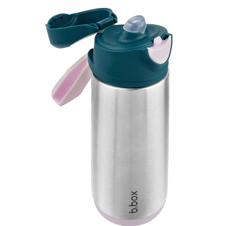 B.Box Insulated Sport Spout Bottle Indigo Rose