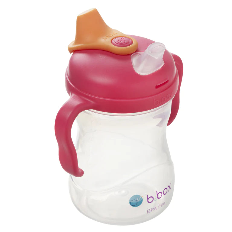 B.Box Spout Cup Raspberry 4M+