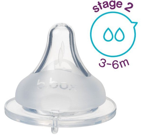 B.Box Baby Bottle Teats Stage 2 3m+