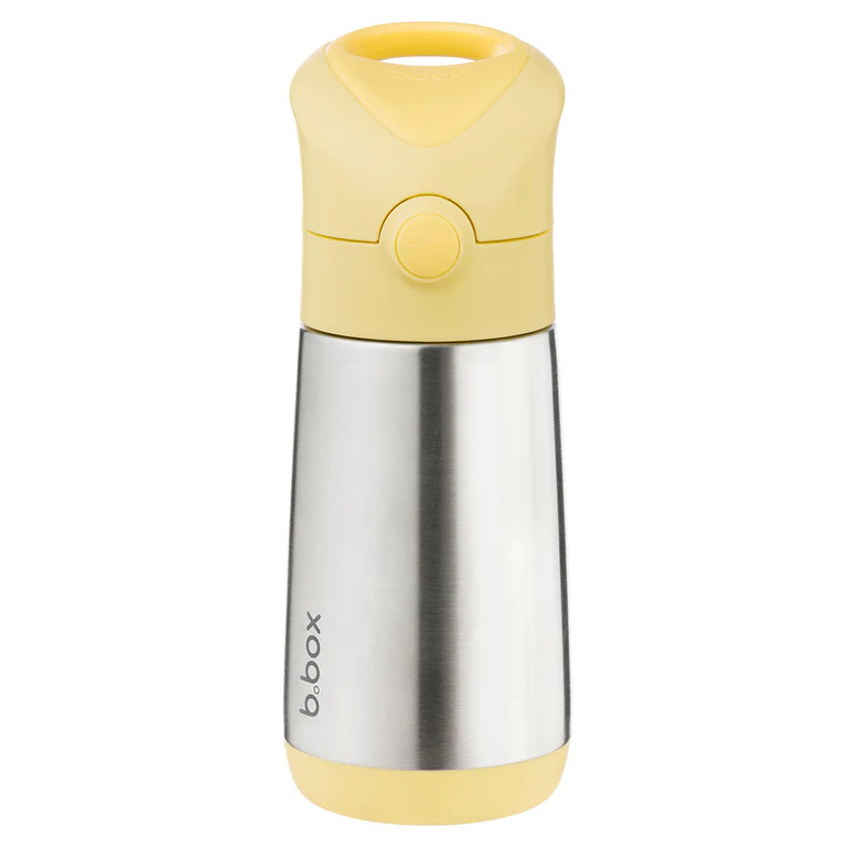 B.Box Insulated Drink Bottle 350ml - Lemon Twist 12m+