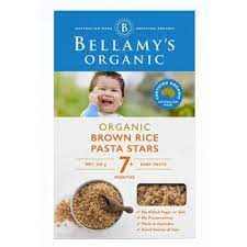 Bellamy's Organic Brown Rice Pasta Stars 7+ Months 200g (EXP: 16/12/2024)