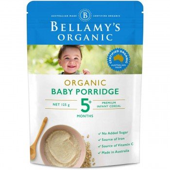 Bellamy's Organic Baby Porridge 5+ months 125g - RPP ONLINE