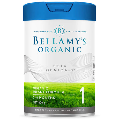 Bellamy's Organic Beta Genica - 8 A2 Protein Step 1 Infant Formula 800g - RPP ONLINE