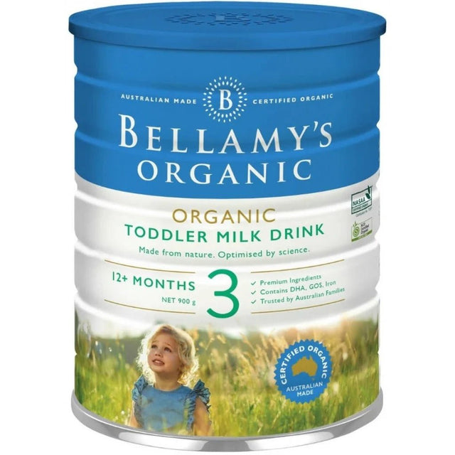 Bellamy's Organic Step 3 Toddler Milk Drink 12+ Months 900g - RPP ONLINE