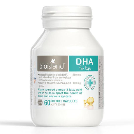 Bio Island DHA for Kids 60 Capsules - RPP ONLINE