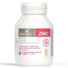 Bio Island Zinc for Kids 120 Tablets - RPP ONLINE