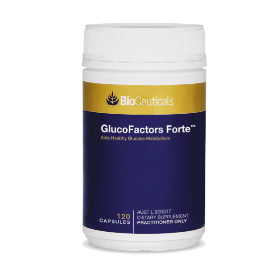 Bioceuticals Glucofactors Forte 120 Capsules