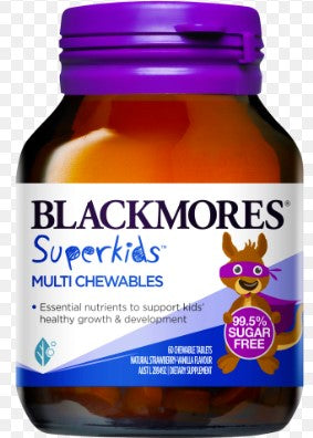 Blackmores Superkids Multi Chewables 60 Tablets