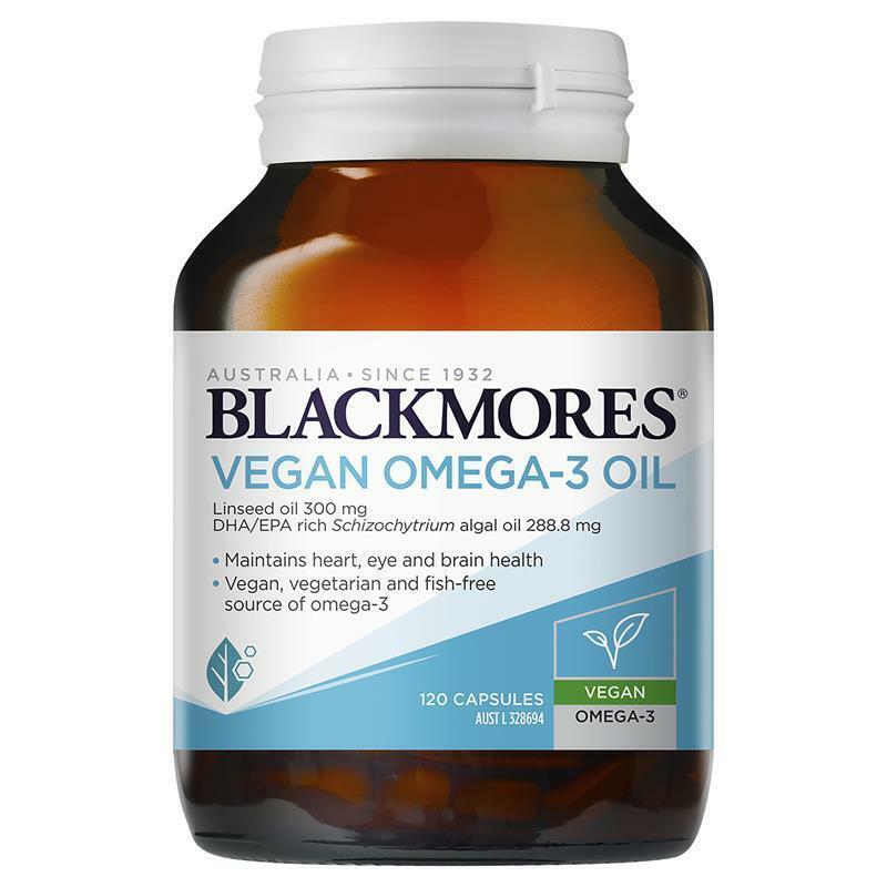 Blackmores純素食Omega-3油120膠囊