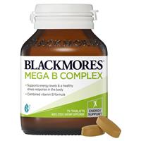 Blackmores Mega B Complex 75 Tablets - RPP ONLINE