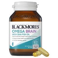 Blackmores Omega Brain High DHA Fish Oil 60 Capsules - RPP ONLINE