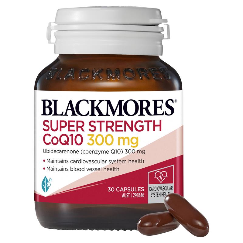 Blackmores Super Strength CoQ10 300mg 30 Capsules - RPP ONLINE