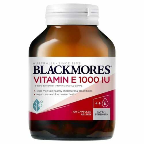 Blackmores Vitamin E 1000IU 100 Capsules - RPP ONLINE