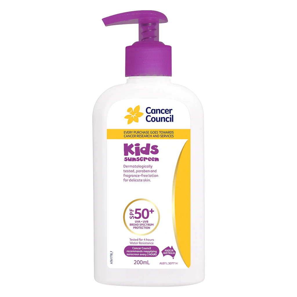 Cancer Council Kids Sunscreen Pump SPF50+ 200ml