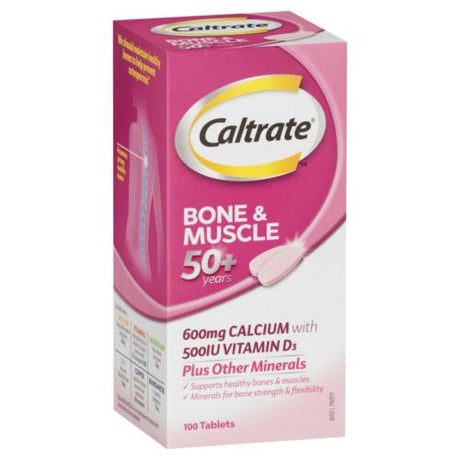 Caltrate Bone and Muscle 50+ Years 100 Tablets - RPP ONLINE