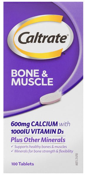 Caltrate Bone And Muscle Health Plus Minerals 100 Tablets - RPP ONLINE