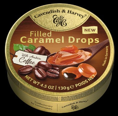 Cavendish & Harvey Caramel Drops filled with Coffee 130g