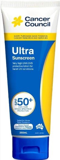 Cancer Council Ultra Sunscreen Lotion SPF50+ 250ml - RPP ONLINE