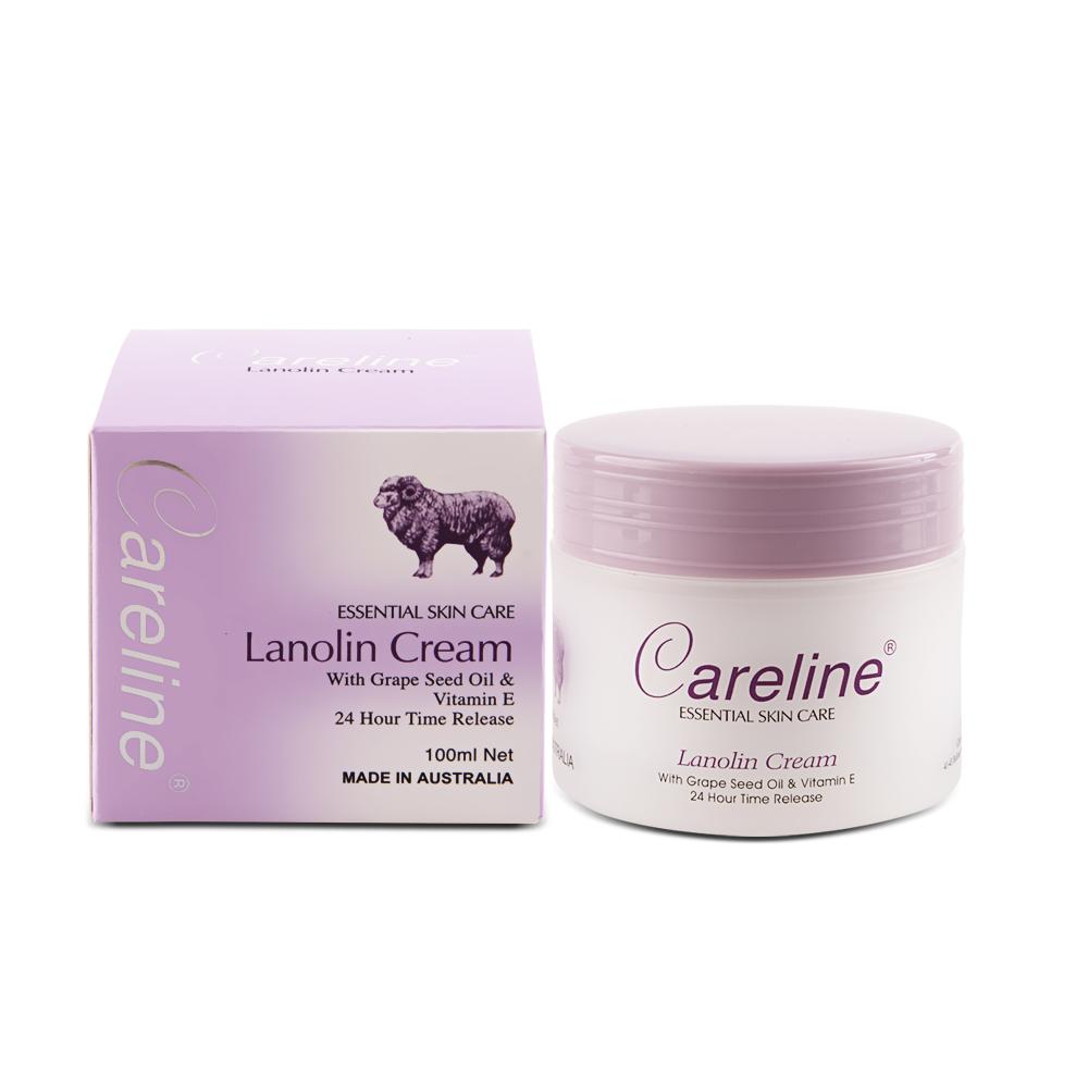 Careline Lanolin Cream with Grape Seed Oil & Vitamin E 100ml - RPP ONLINE