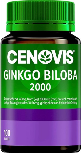 Cenovis Ginkgo Biloba 2000 ค่า 100 เม็ด