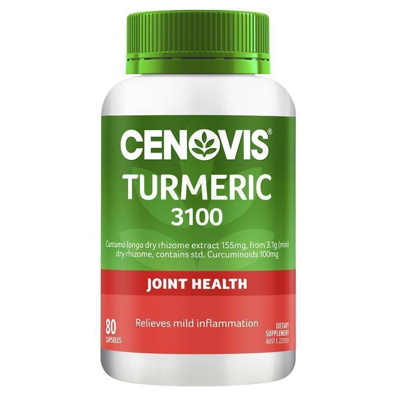 Cenovis Joint Health Turmeric 3100 80 Capsules - RPP ONLINE