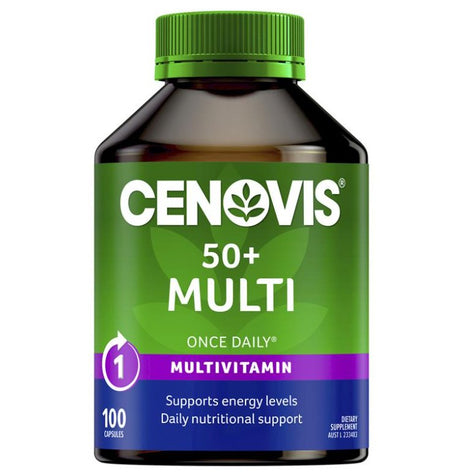 Cenovis Once Daily 50+ Multi 100 Capsules - RPP ONLINE