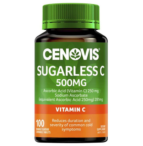 Cenovis Vitamin C Sugarless 500mg 100 Tablets - RPP ONLINE