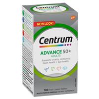 Centrum Advance Adults 50+ 100 Tablets - RPP ONLINE