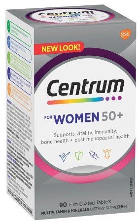 Centrum For Women 50+ 90 Tablets - RPP ONLINE