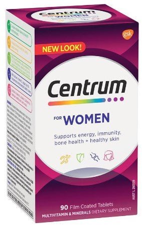 Centrum For Women 90 Tablets - RPP ONLINE