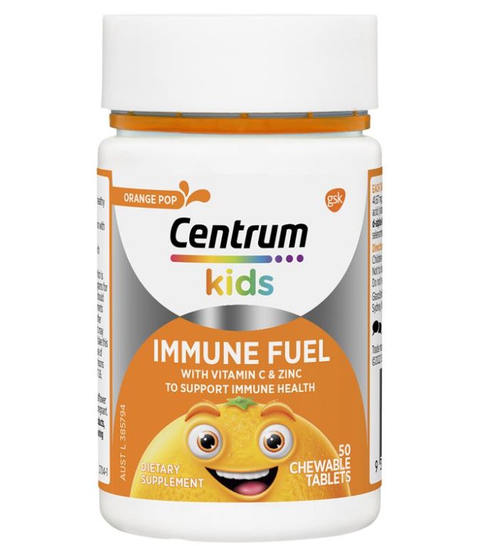 Centrum Kids Immune Fuel 50 Chewable Tablets - RPP ONLINE